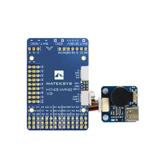 MATEK H743-WING V3 ArduPilot INAV 3-8S H743 Flight Controller 30.5X30.5mm for RC Airplane Multirotor Fixed-Wing Drones